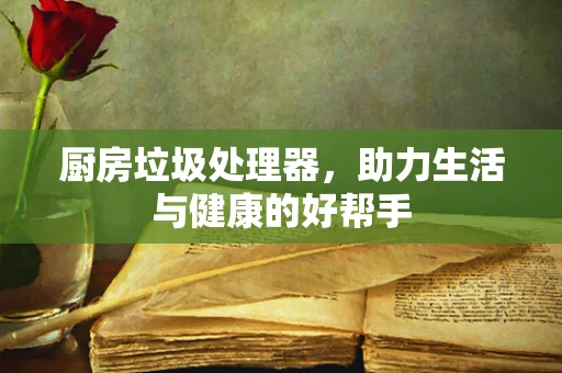 厨房垃圾处理器，助力生活与健康的好帮手