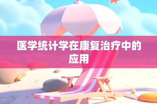 医学统计学在康复治疗中的应用