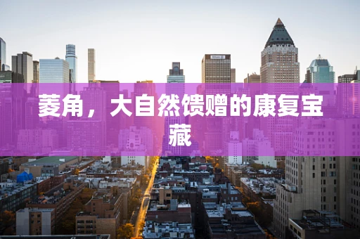 菱角，大自然馈赠的康复宝藏