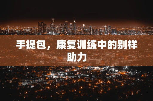 手提包，康复训练中的别样助力
