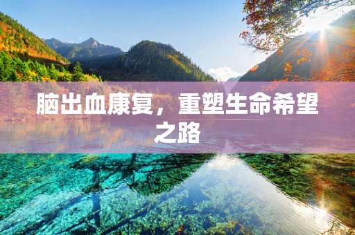 脑出血康复，重塑生命希望之路