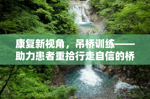 康复新视角，吊桥训练——助力患者重拾行走自信的桥梁