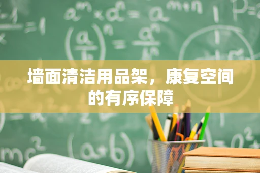 墙面清洁用品架，康复空间的有序保障