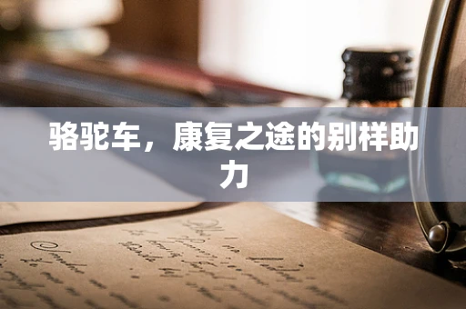 骆驼车，康复之途的别样助力
