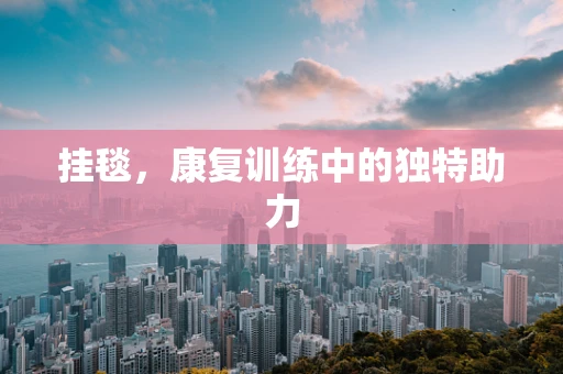 挂毯，康复训练中的独特助力