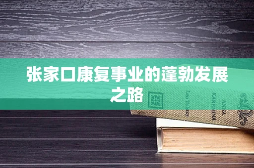 张家口康复事业的蓬勃发展之路