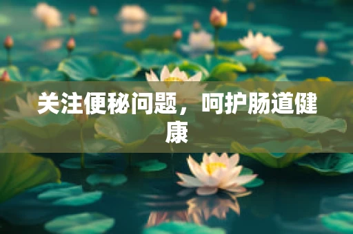 关注便秘问题，呵护肠道健康