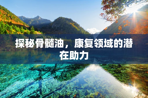 探秘骨髓油，康复领域的潜在助力