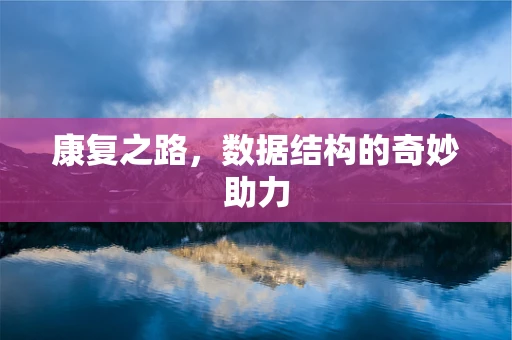 康复之路，数据结构的奇妙助力