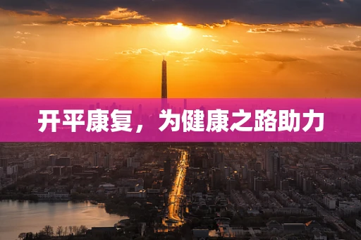 开平康复，为健康之路助力