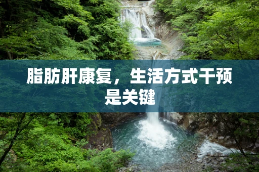脂肪肝康复，生活方式干预是关键
