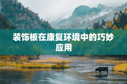 装饰板在康复环境中的巧妙应用