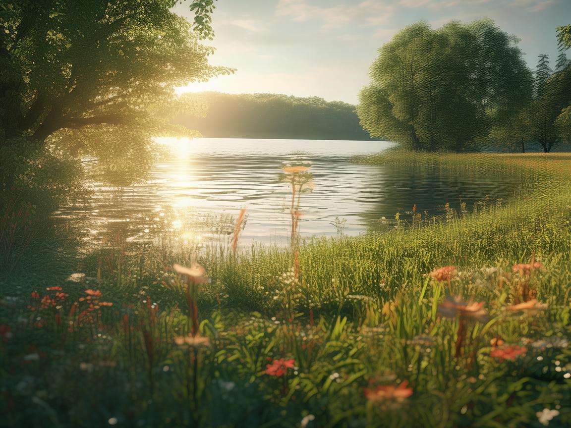 湖畔漫步，身心康复的别样旅程